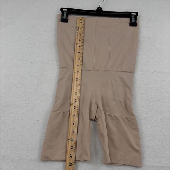 Spanx High Waist Thigh Shaper Size XL Beige Nude Red Hot Control Firming Support - Picture 7 of 7